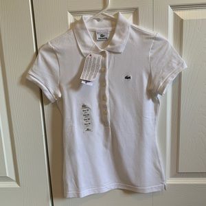Lacoste Pique Stretch - White Size 4 / Size 36!